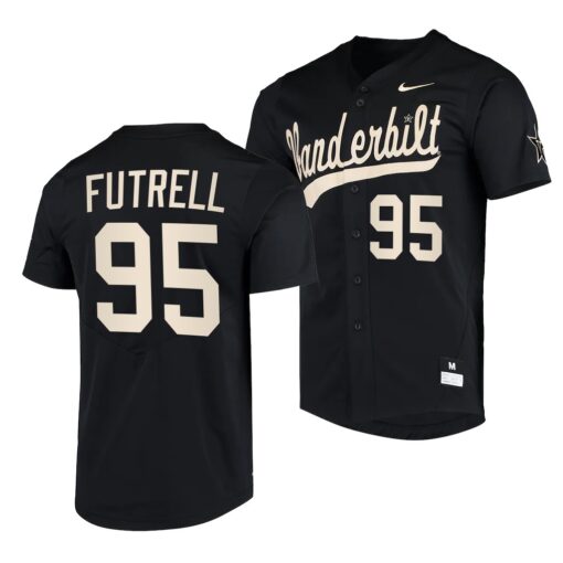 Vanderbilt Commodores Devin Futrell College Baseball Jersey Black