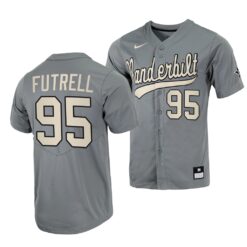 Vanderbilt Commodores Devin Futrell College Baseball Jersey Grey