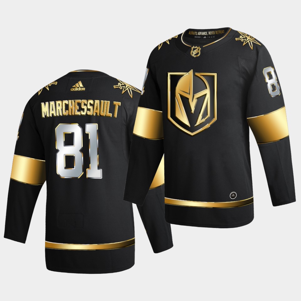 Vegas Golden Knights Jonathan Marchessault Golden Edition Limited Black Jersey Vegas Golden Knights Jonathan Marchessault Golden Edition Limited Black Jersey