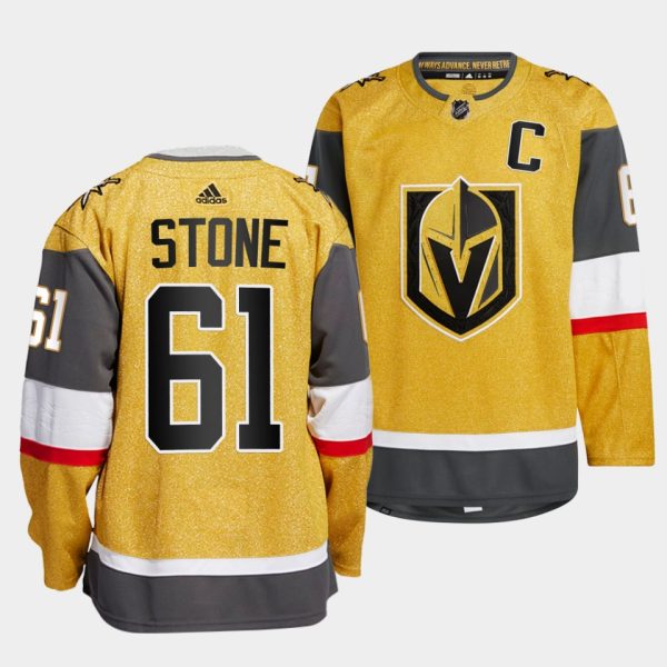 Vegas Golden Knights Mark Stone 2022-23 Home Gold Jersey Vegas Golden Knights Mark Stone 2022-23 Home Gold Jersey