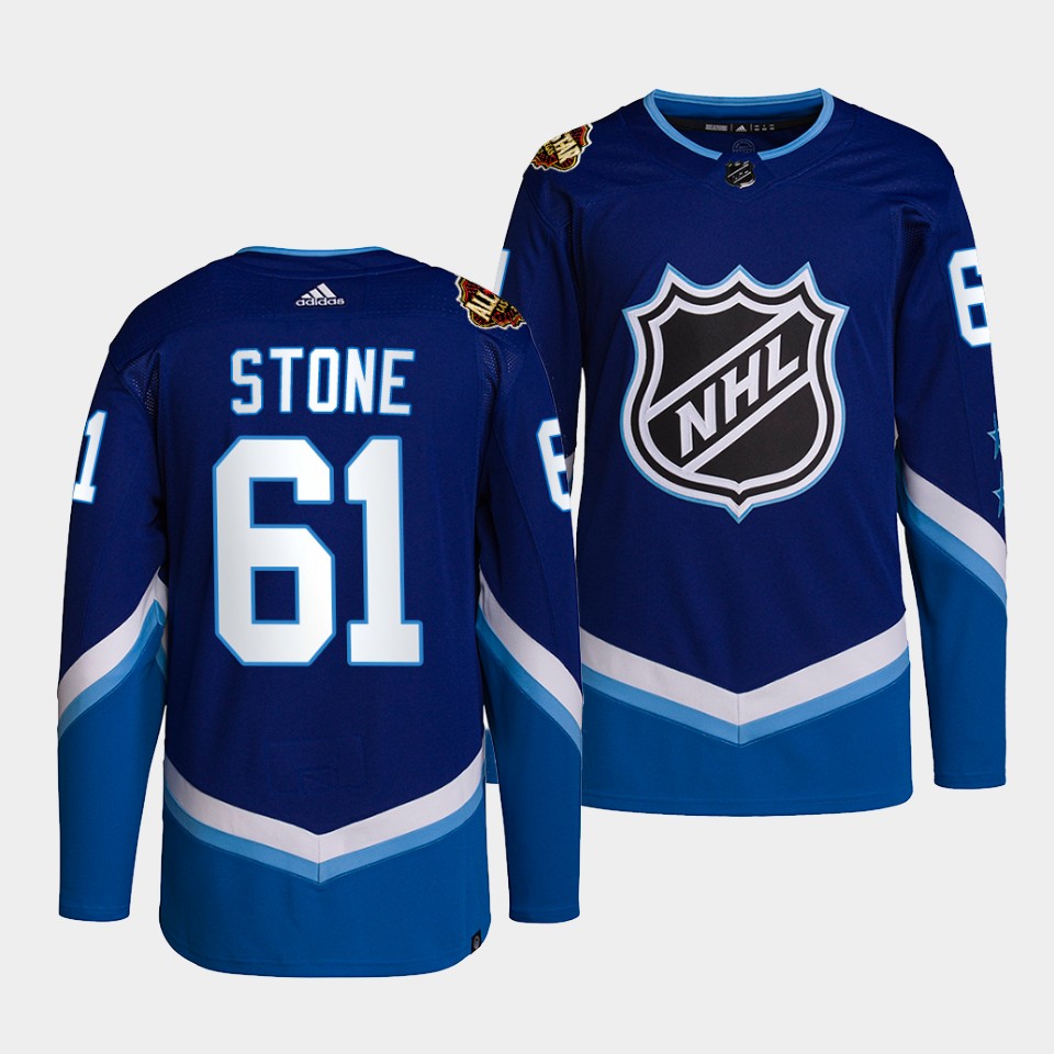Vegas Golden Knights Mark Stone 2022 NHL All-Star Blue Jersey Vegas Golden Knights Mark Stone 2022 NHL All-Star Blue Jersey
