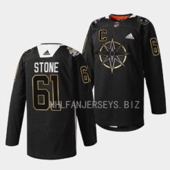 Vegas Golden Knights Mark Stone 2023 Black History Night Black Jersey