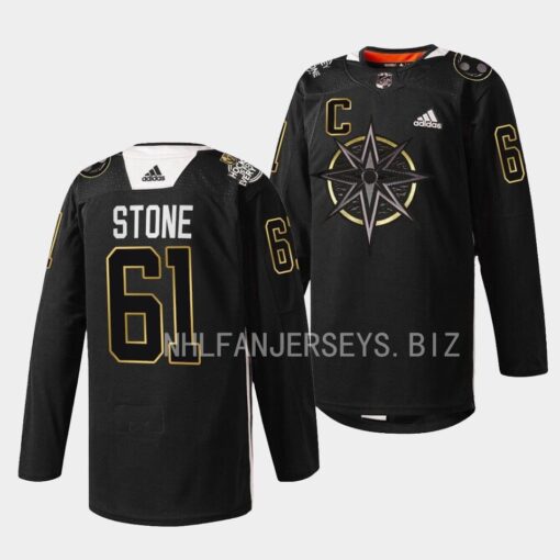 Vegas Golden Knights Mark Stone 2023 Black History Night Black Jersey