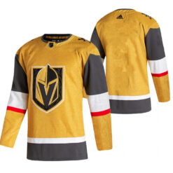Vegas Golden Knights Team 2021 Gold Third Jersey