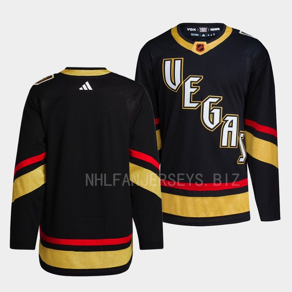 Vegas Golden Knights Team 2022 Reverse Retro Black Jersey Vegas Golden Knights Team 2022 Reverse Retro Black Jersey
