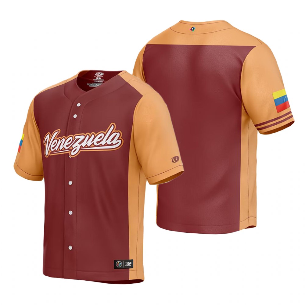 Venezuela Burgundy 2023 World Baseball Classic Jersey Venezuela Burgundy 2023 World Baseball Classic Jersey