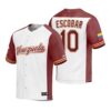 Venezuela David Peralta White Replica 2023 World Baseball Classic Jersey