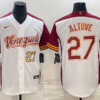 Venezuela Jesus Luzardo White Replica 2023 World Baseball Classic Jersey