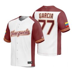 Venezuela Luis Garcia White Replica 2023 World Baseball Classic Jersey