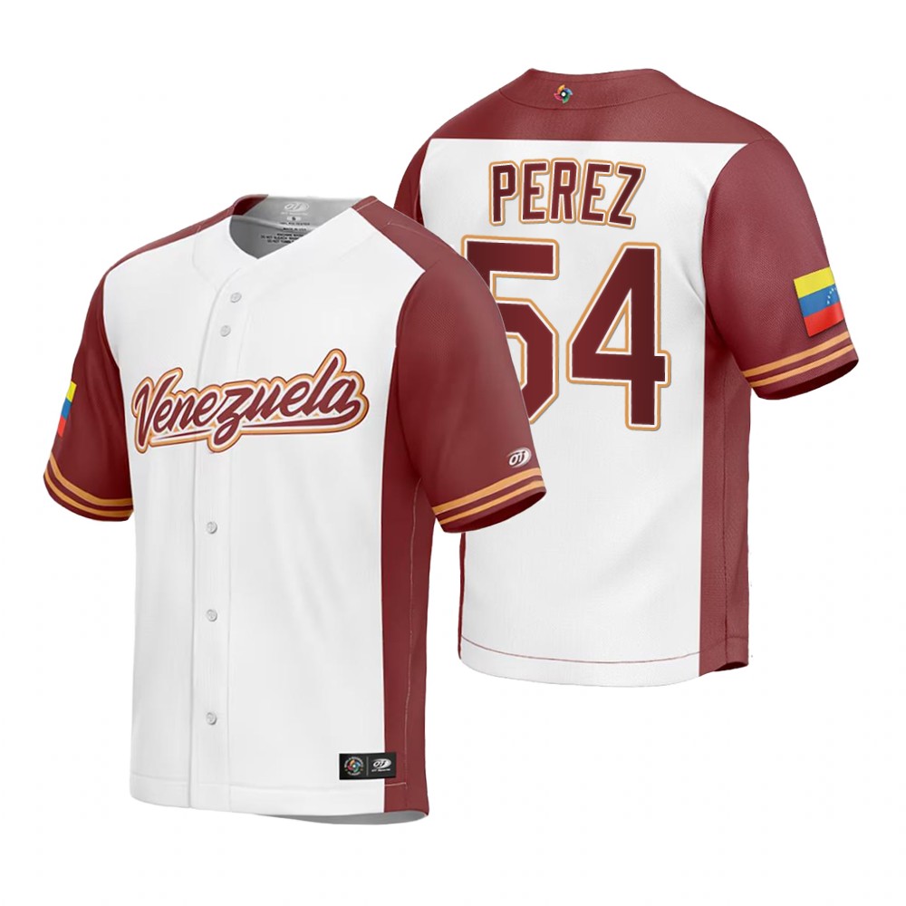 Venezuela Martin Perez White Replica 2023 World Baseball Classic Jersey Venezuela Martin Perez White Replica 2023 World Baseball Classic Jersey