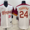 Venezuela Miguel Rojas White Replica 2023 World Baseball Classic Jersey