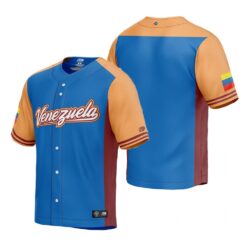 Venezuela Royal 2023 World Baseball Classic Jersey