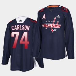 Washington Capitals John Carlson Black History Night navy Practice jersey