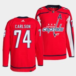 Washington Capitals John Carlson Home Red Jersey