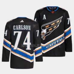 Washington Capitals John Carlson Reverse Black Jersey