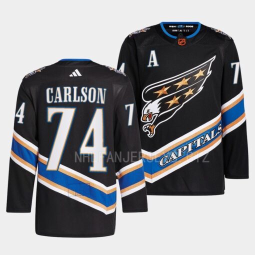 Washington Capitals John Carlson Reverse Black Jersey