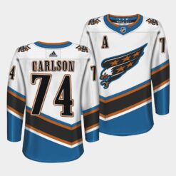 Washington Capitals John Carlson Screaming Eagle White Replica Jersey