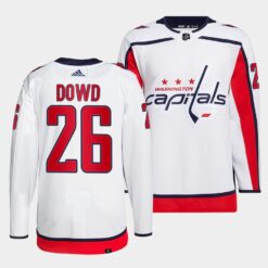 Washington Capitals Nic Dowd Away White Jersey