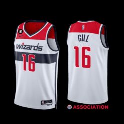 Washington Wizards Anthony Gill 2022-23 Association Edition Jersey White