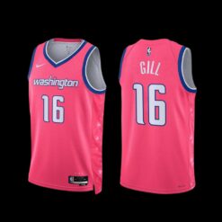 Washington Wizards Anthony Gill 2022-23 City Edition Cherry Blossom Jersey Pink