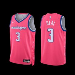 Washington Wizards Bradley Beal 2022-23 City Edition Cherry Blossom Jersey Pink