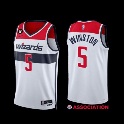 Washington Wizards Cassius Winston 2022-23 Association Edition Jersey White