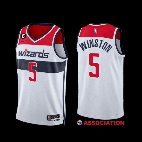 Washington Wizards Cassius Winston 2022-23 Association Edition Jersey White Washington Wizards Cassius Winston 2022-23 Association Edition Jersey White