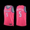 Washington Wizards Cassius Winston 2022-23 Icon Edition Jersey Red