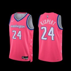 Washington Wizards Corey Kispert 2022-23 City Edition Cherry Blossom Jersey Pink