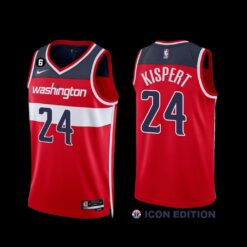 Washington Wizards Corey Kispert 2022-23 Icon Edition Jersey Red