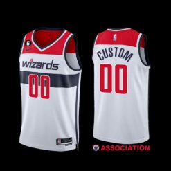 Washington Wizards Custom 2022-23 Association Edition Jersey White