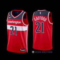 Washington Wizards Daniel Gafford 2022-23 Icon Edition Jersey Red