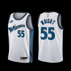 Washington Wizards Delon Wright 2022-23 Classic Edition Jersey White