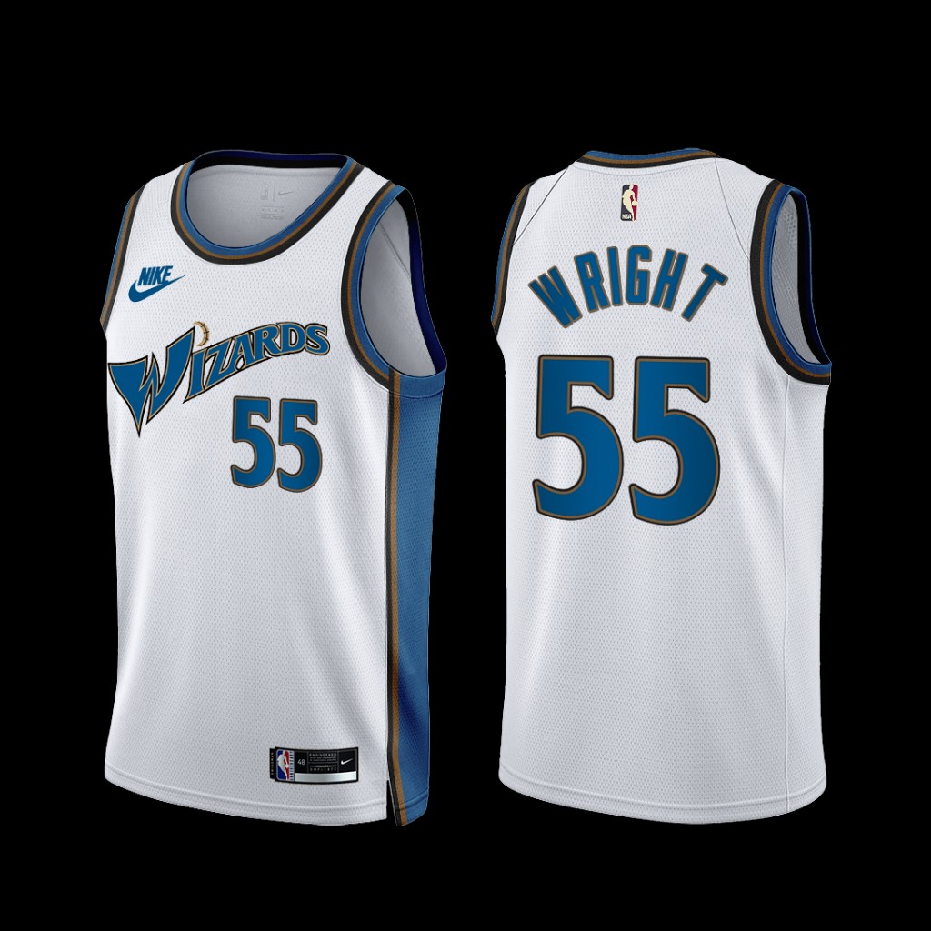 Washington Wizards Delon Wright 2022-23 Classic Edition Jersey White Washington Wizards Delon Wright 2022-23 Classic Edition Jersey White