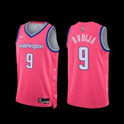 Washington Wizards Deni Avdija 2022-23 City Edition Cherry Blossom Jersey Pink