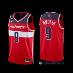 Washington Wizards Deni Avdija 2022-23 Icon Edition Jersey Red