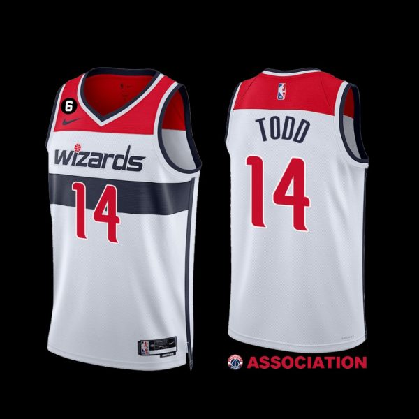 Washington Wizards Isaiah Todd 2022-23 Association Edition Jersey White Washington Wizards Isaiah Todd 2022-23 Association Edition Jersey White