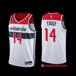 Washington Wizards Isaiah Todd 2022-23 Association Edition Jersey White