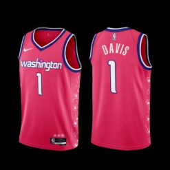 Washington Wizards Johnny Davis 2022-23 Cherry Blossom City Jersey Pink
