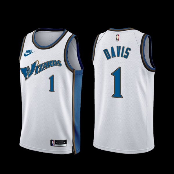 Washington Wizards Johnny Davis 2022-23 White Classic Edition Jersey Washington Wizards Johnny Davis 2022-23 White Classic Edition Jersey