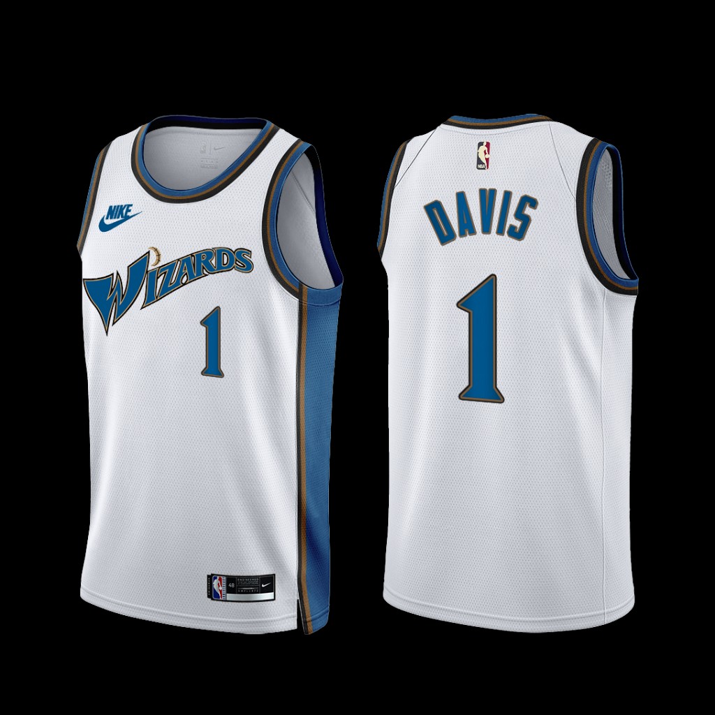 Washington Wizards Johnny Davis 2022-23 White Classic Edition Jersey Washington Wizards Johnny Davis 2022-23 White Classic Edition Jersey