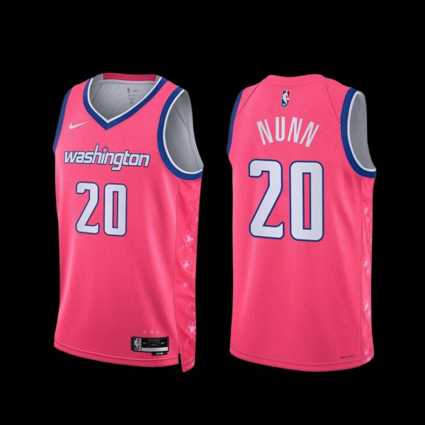 Washington Wizards Kendrick Nunn 2022-23 Cherry Blossom City Jersey Pink Washington Wizards Kendrick Nunn 2022-23 Cherry Blossom City Jersey Pink