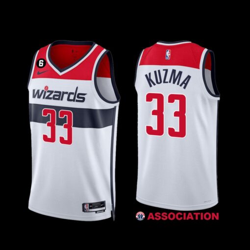 Washington Wizards Kyle Kuzma 2022-23 Association Edition Jersey White