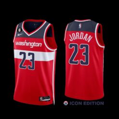 Washington Wizards Michael Jordan 2022-23 Icon Edition Jersey Red