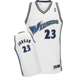 Washington Wizards Michael Jordan White Throwback Jersey