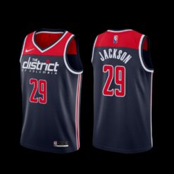 Washington Wizards Quenton Jackson 2022-23 Icon Edition Jersey Red
