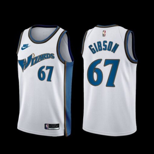 Washington Wizards Taj Gibson 2022-23 Classic Edition Jersey White