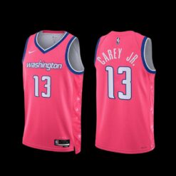 Washington Wizards Vernon Carey Jr. 2022-23 City Edition Cherry Blossom Jersey Pink