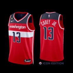 Washington Wizards Vernon Carey Jr. 2022-23 Icon Edition Jersey Red