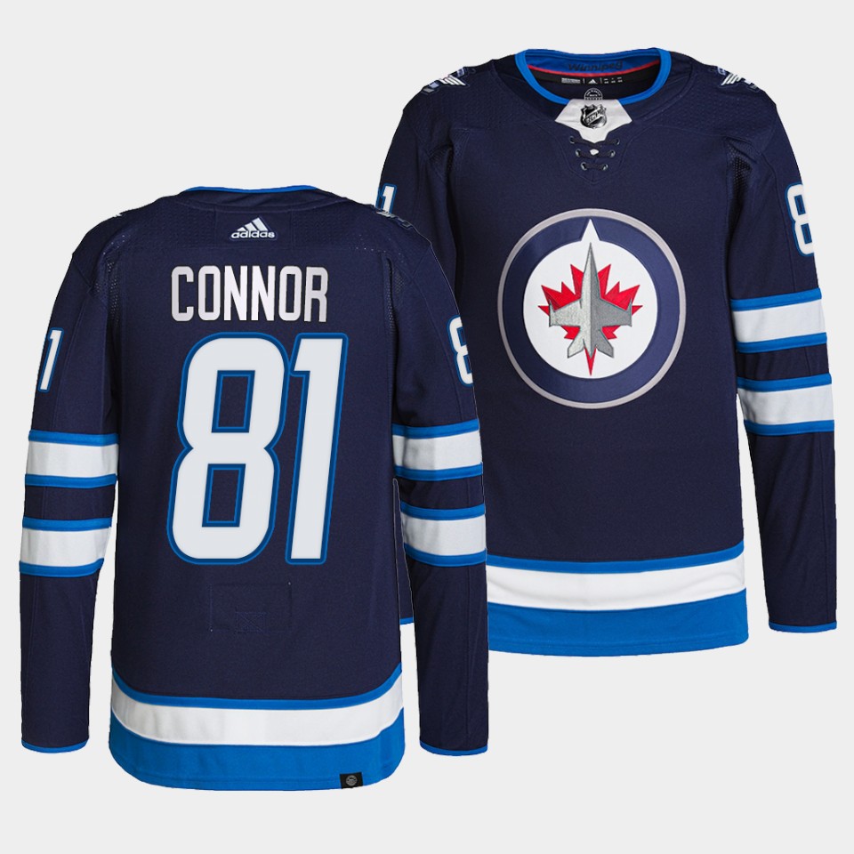 Winnipeg Jets Kyle Connor Home Navy Jersey Winnipeg Jets Kyle Connor Home Navy Jersey